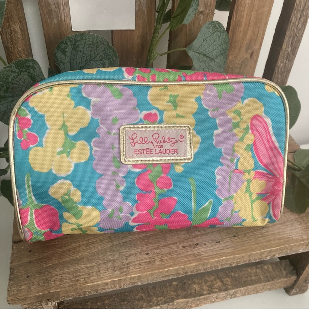 LILLY  PULITZER ESTEE LAUDER MAKEUP/COSMETIC BAG NEW